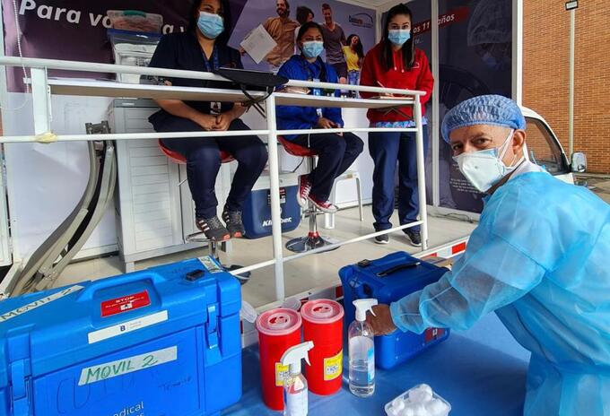 Vacunación contra el Covid-19 en Bogotá