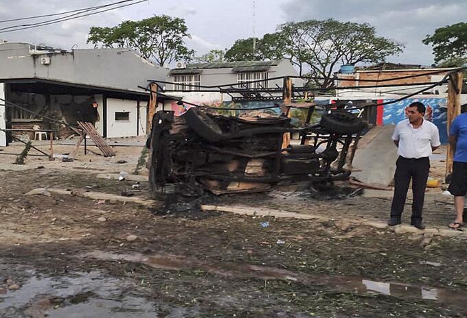 Activación de carro bomba, en Saravena (Arauca)