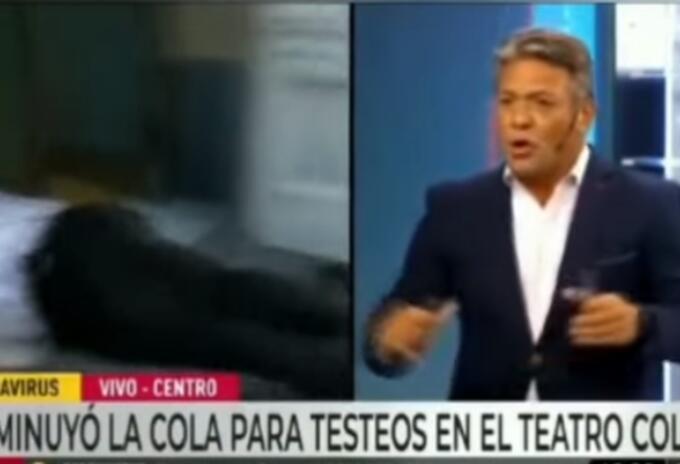 Periodista se desmayó en plena emisión en vivo Periodista se desmayó en plena emisión en vivo