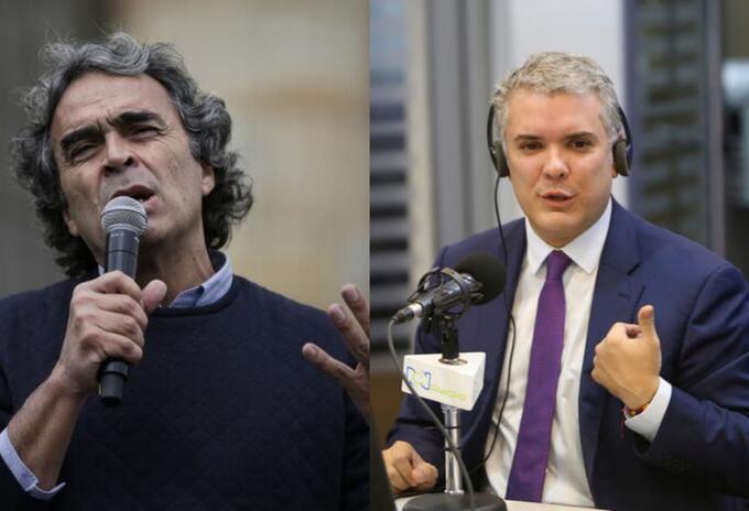 Sergio Fajardo e Iván Duque Sergio Fajardo e Iván Duque