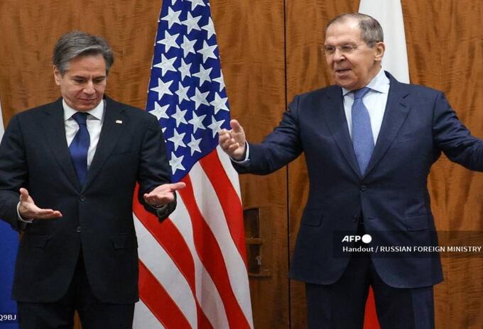 Serguéi Lavrov y Antony Blinken Serguéi Lavrov y Antony Blinken
