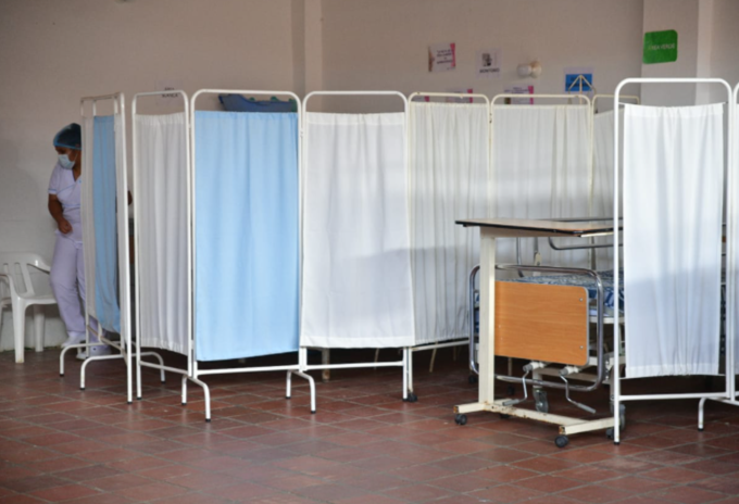 Hospital de Curití, en Santander.