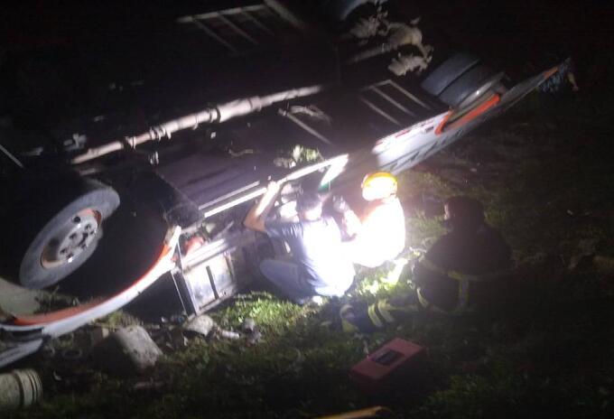 Accidente de bus en El Espinal