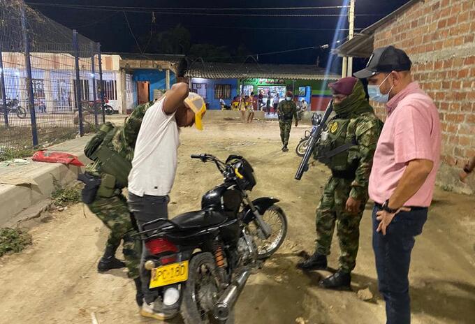 Patrullas del Ejército llegaron a reforzar la seguridad en Ciénaga