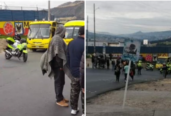 Protestas en Usme bloquean vías y suspenden rutas alimentadoras