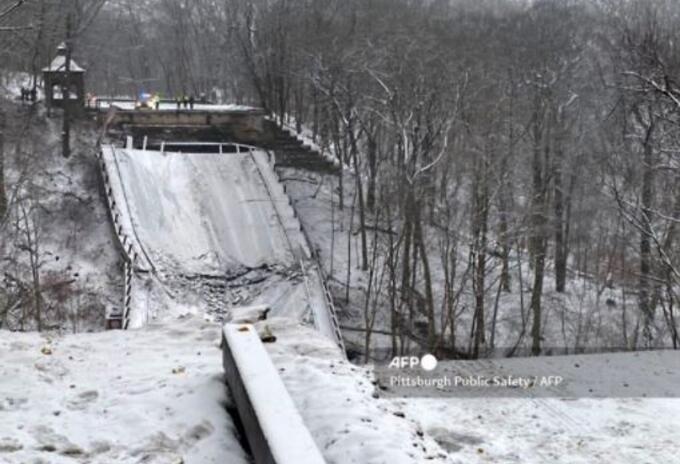 Derrumbe de puente en Pittsburgh