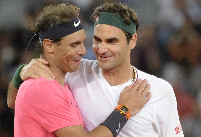 Rafael Nadal y Roger Federer