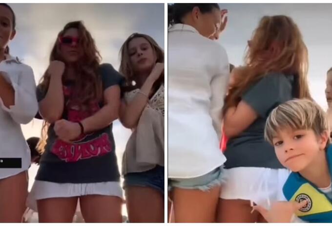 Shakira bailando en TikTok con sus primas