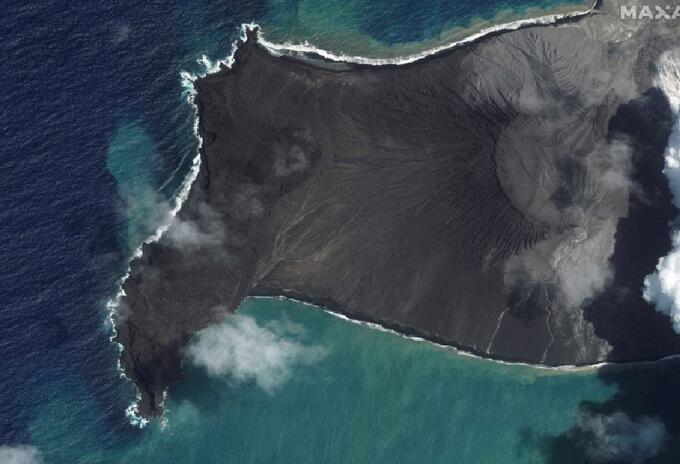Tonga - erupción del volcán y tsunami