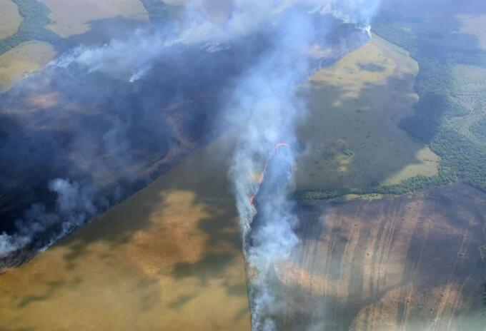Se reiniciaron focos del incendio forestal
