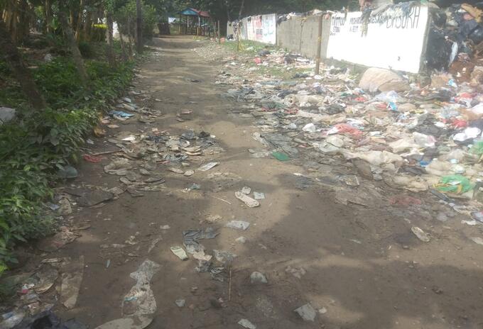Así están las calles de Capurganá, Chocó.