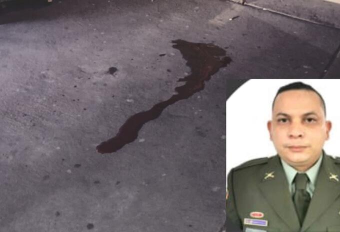 El uniformado fue atacado a bala
