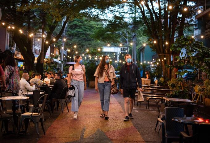 Referencia calles de Medellín.