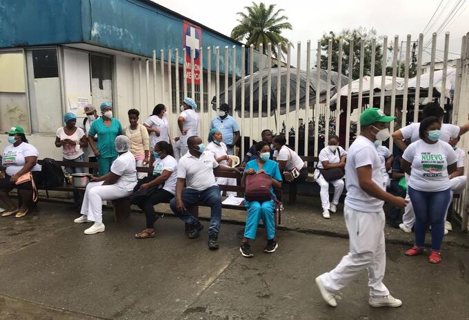 Referencia trabajadores Hospital San Francisco de Asís de Quibdó, Chocó.