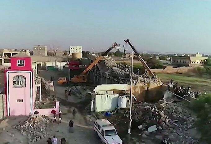 Bombardeo en Yemen