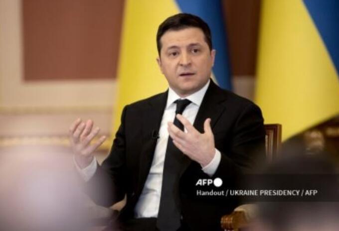 Volodimir Zelensky, presidente de Ucrania