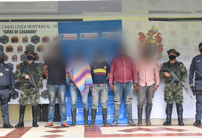 Combates, Clan del Golfo, Casanare, capturas