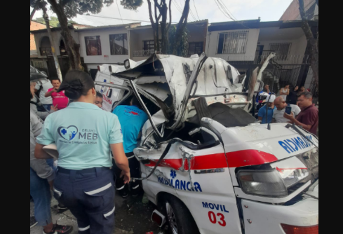 Accidente de tránsito en Cali.