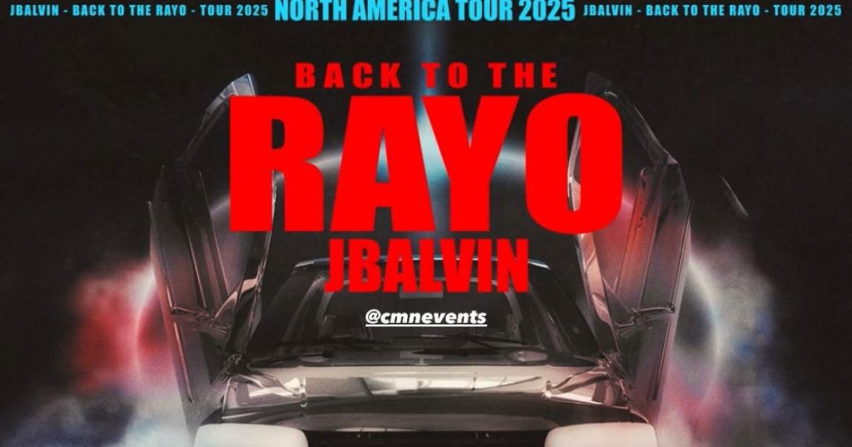 J Balvin llevará su “Back to the Rayo Tour” a Estados Unidos y Canadá en 2025