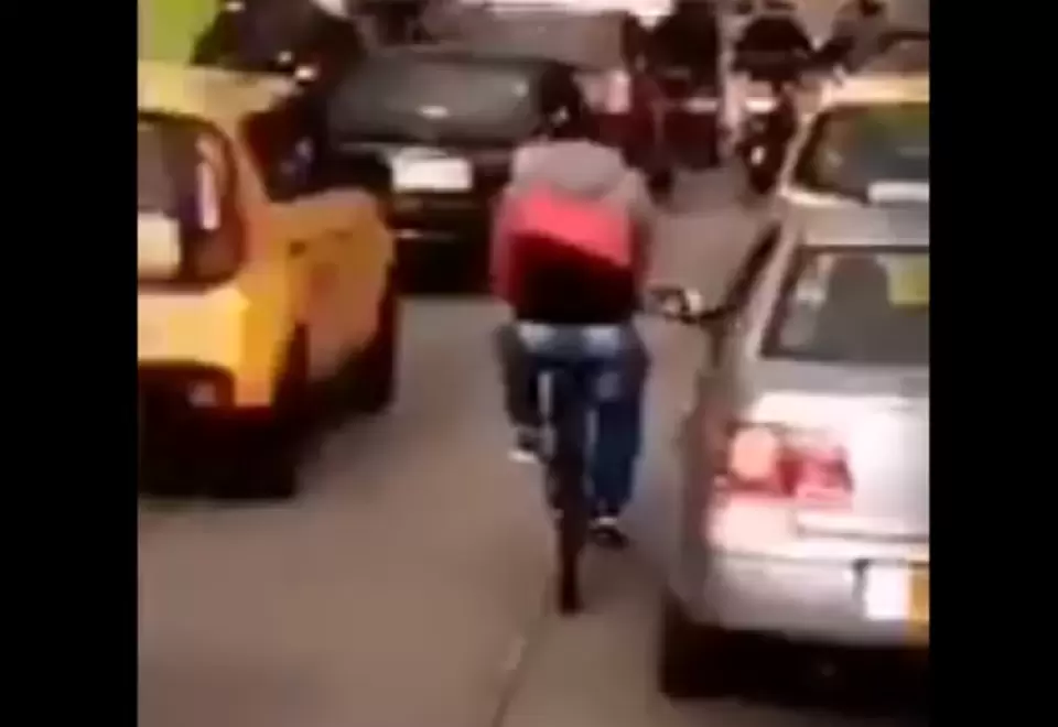 Robo en bicicleta