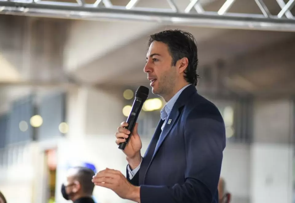 El alcalde de Medellín, Daniel Quintero