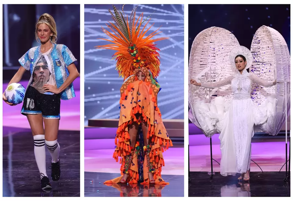 Desfile en traje típico en Miss Universo 2021