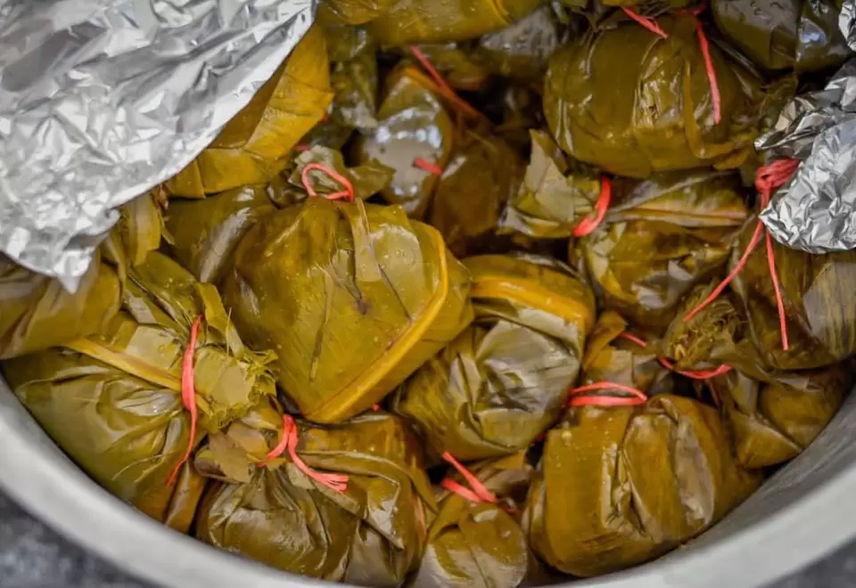 Tamal tolimense. 