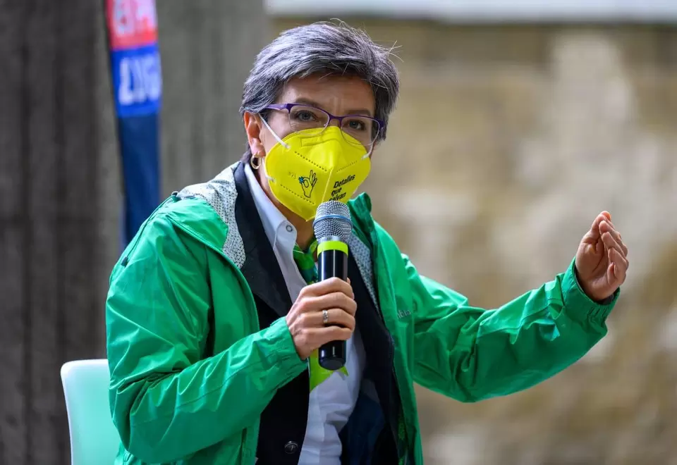 Claudia López, alcaldesa de Bogotá.