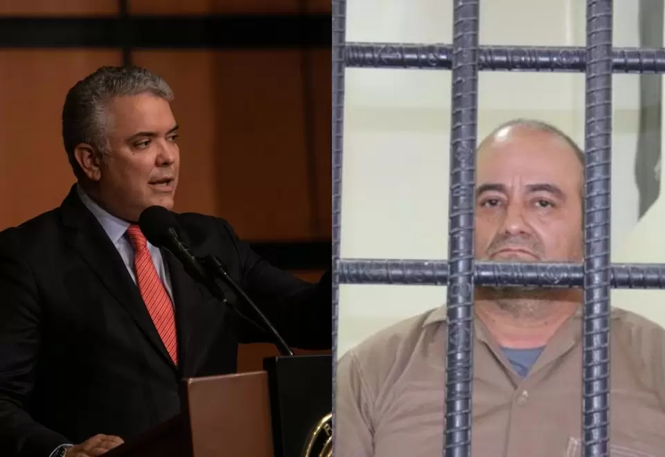 Iván Duque le responde a Otoniel por decir a la JEP que se entregó   