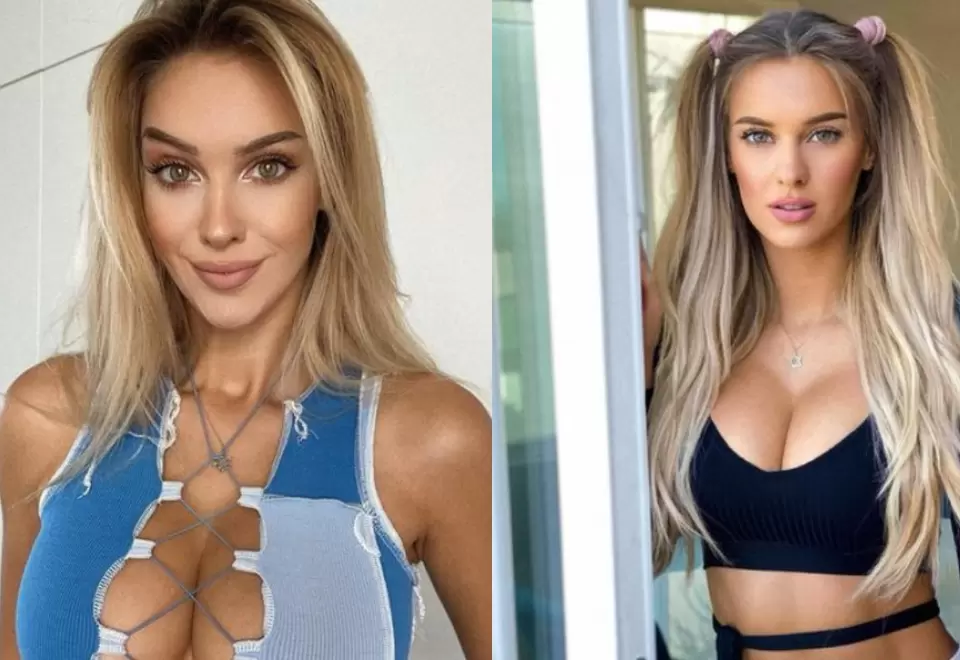 Veronika Rajek, joven eslovaca, que cuenta con más un millón de seguidores en Instagram