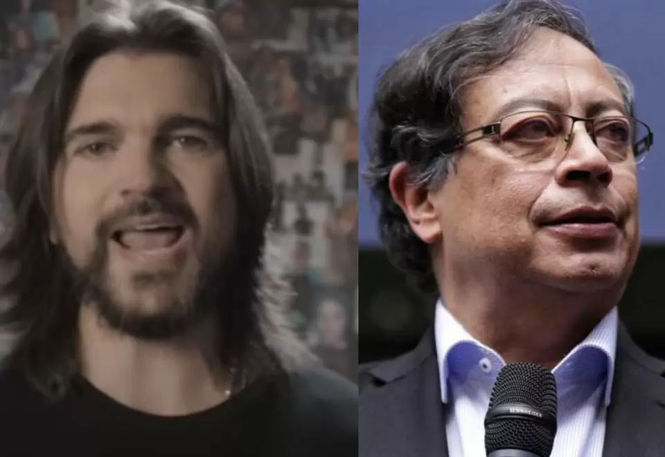 Juanes y Gustavo Petro