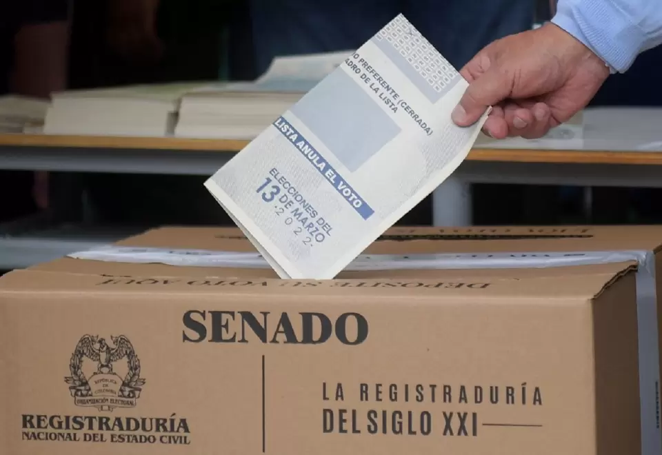 Elecciones legislativas en Colombia, 13 de marzo de 2022.