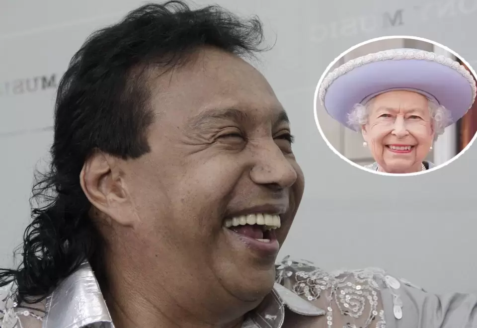 La Reina de Diomedes Díaz 'sonó' en el Palacio de Buckingham en memoria a Isabell II