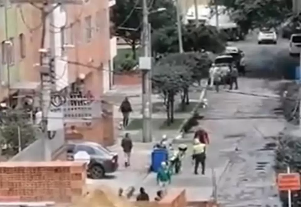 Ataque sicarial con ametralladora en barrio Mazurén de Bogotá