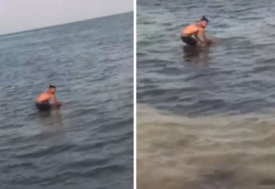 Hombre que nadaba en playa de San Andrés encontró cadáver flotando 