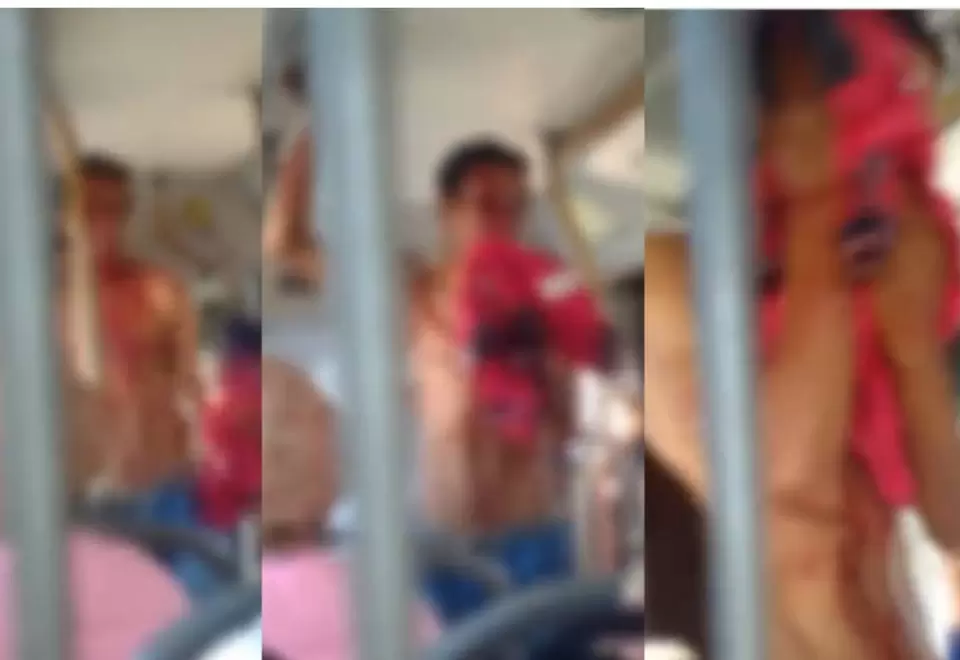 Habitante de calle se subió a buseta a pedir limosna gritando [VIDEO]