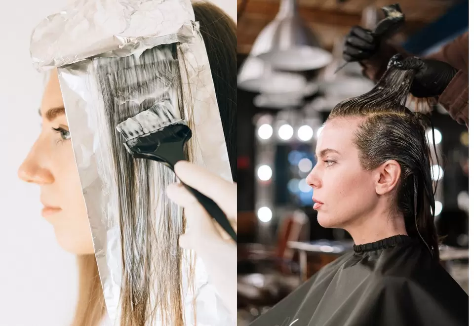Decoloración en el cabello 