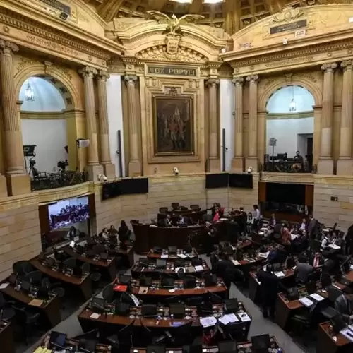 Vista general del recinto del Senado de la República.