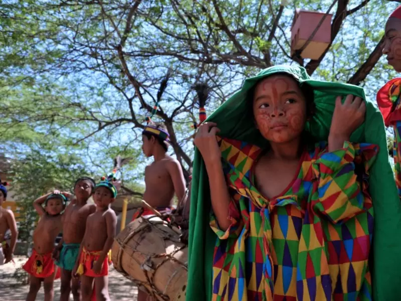 Población indígena wayúu en La Guajira