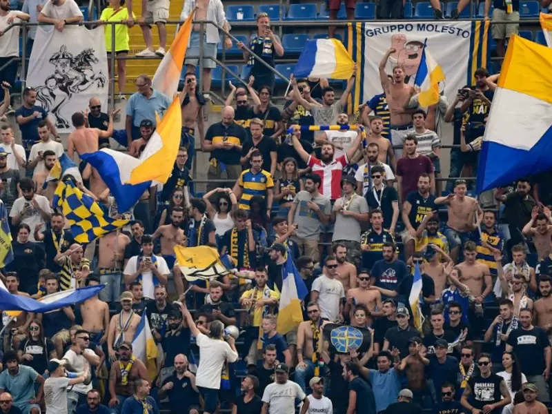 Hinchas del Parma de Italia