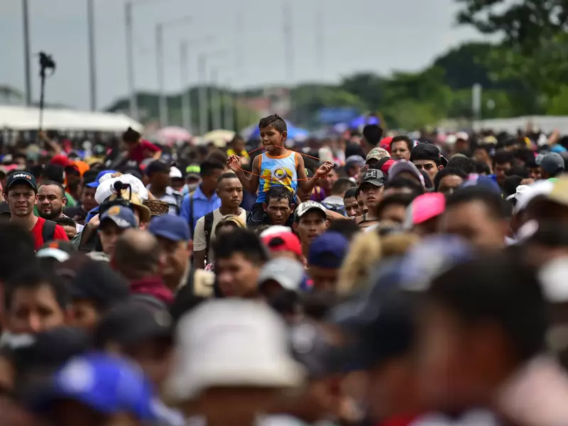 Caravana de migrantes hondureños hacia EE.UU.