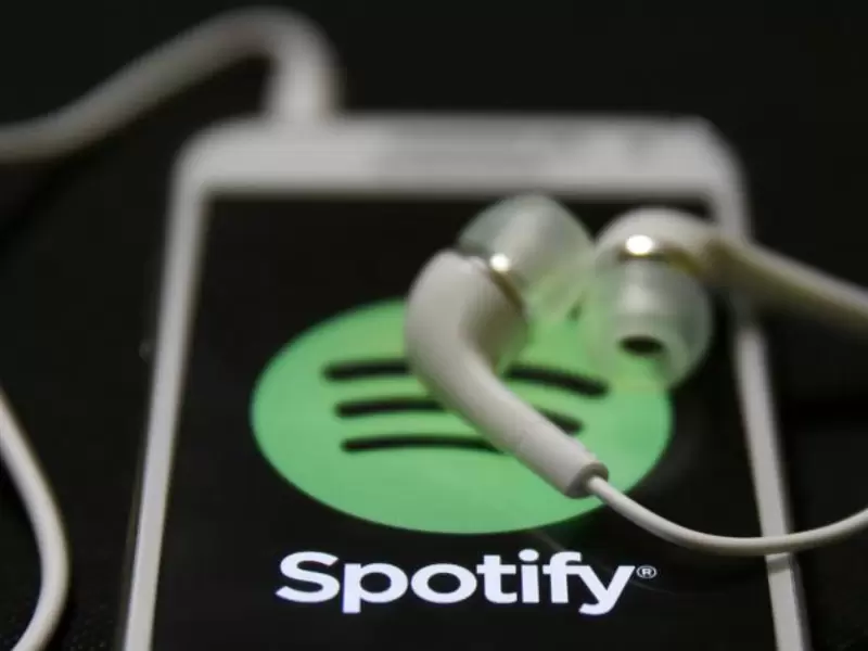 Teléfono celular con la Spotify