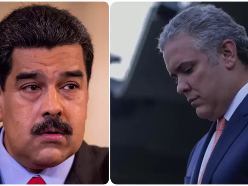 Nicolás Maduro e Iván Duque Nicolás Maduro e Iván Duque