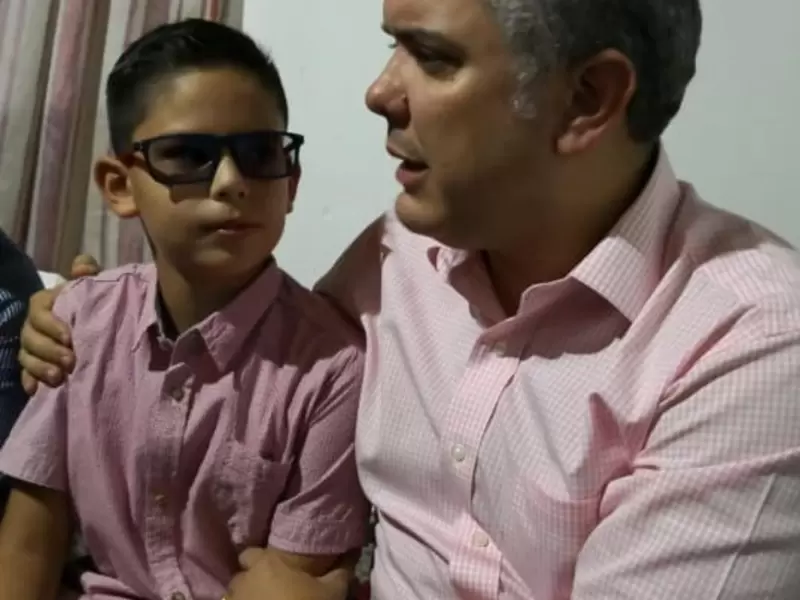 Presidente Iván Duque visitó la familia del pequeño Cristo José Contreras Presidente Iván Duque visitó la familia del pequeño Cristo José Contreras