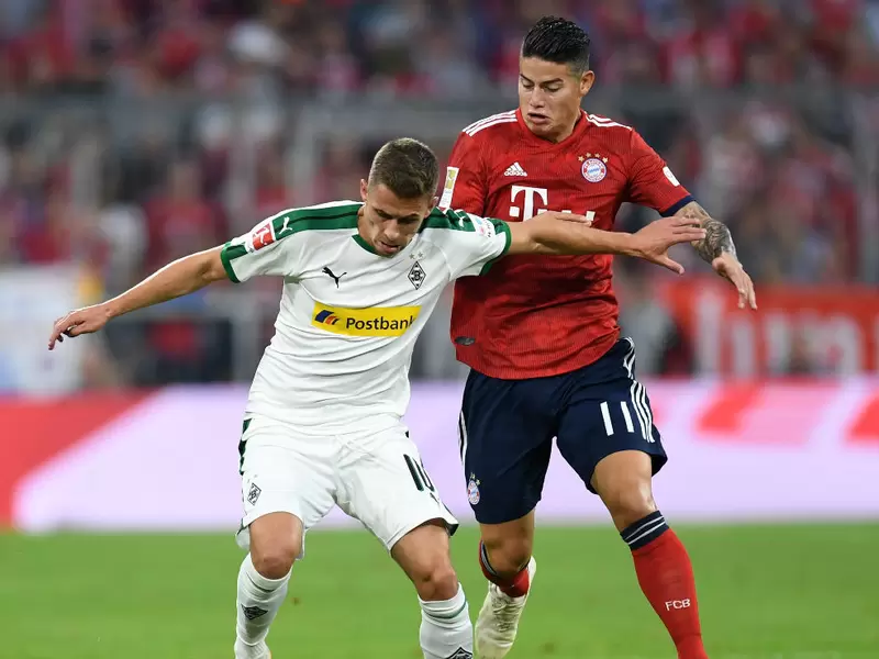 James Rodríguez, centrocampista del Bayern Múnich