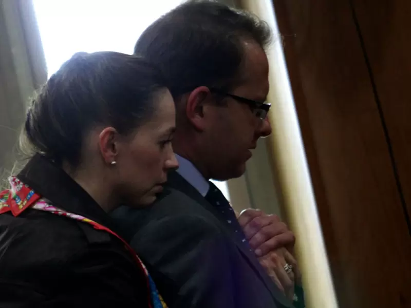 Catalina Serrano y Andrés Felipe Arias