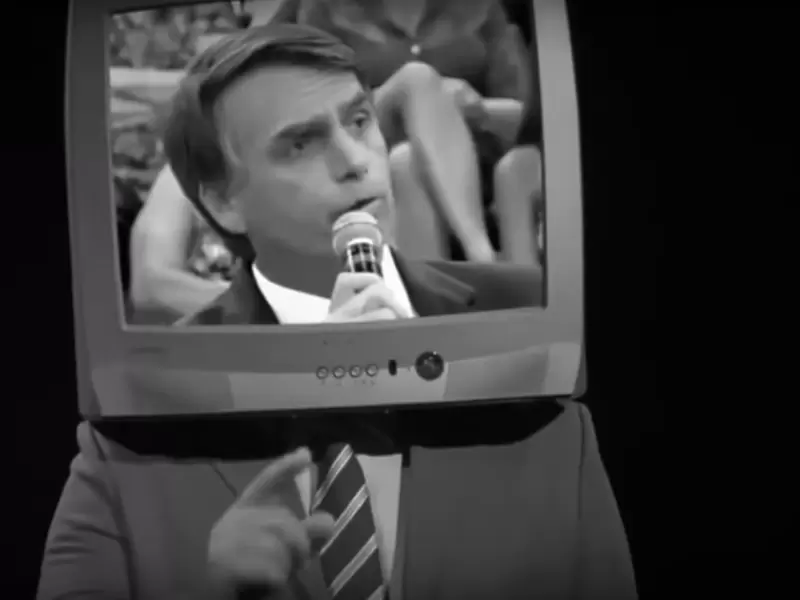 Bolsonaro en el video del PT.