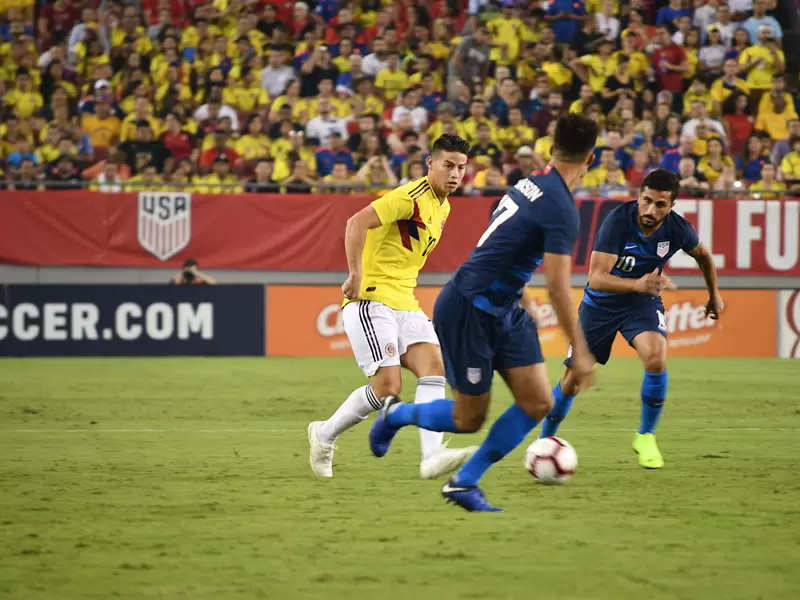 James Rodríguez, jugador de la Selección Colombia