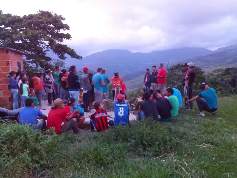 Comunidad desplazada del Catatumbo