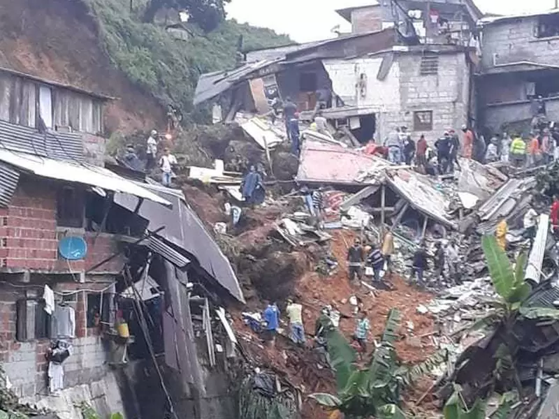 Deslizamiento en Marquetalia, Caldas Deslizamiento en Marquetalia, Caldas